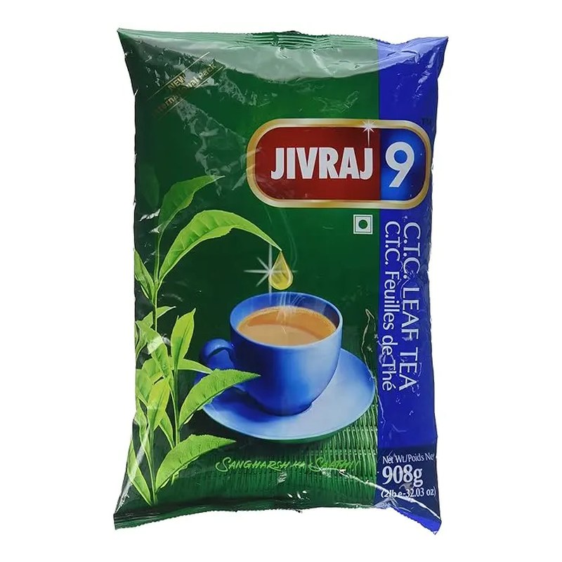 JIVRAJ Tea Loose Export Pack in Jar 908 gm