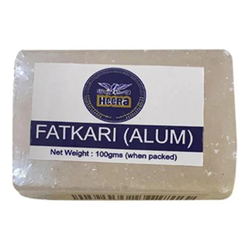 HEERA Shaving Alum Bar (Fitkari) 100 gm