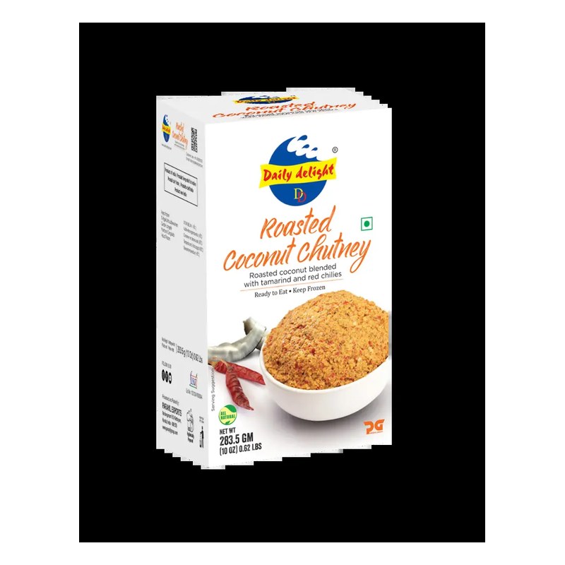 DAILY DELIGHT Frozen Roasted Coconut Chutney 284 gm