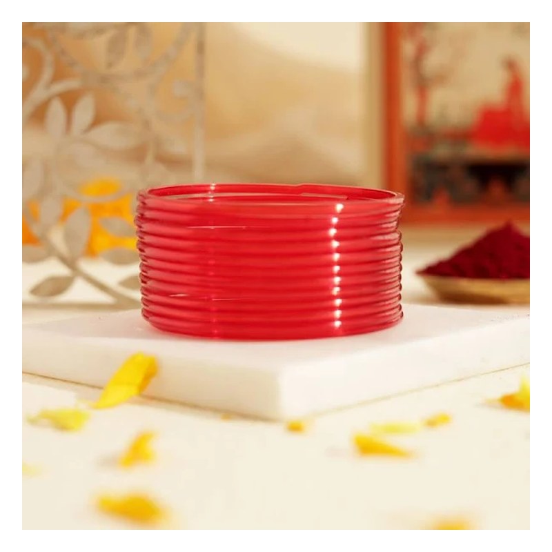 BANGLES Glass (Red)