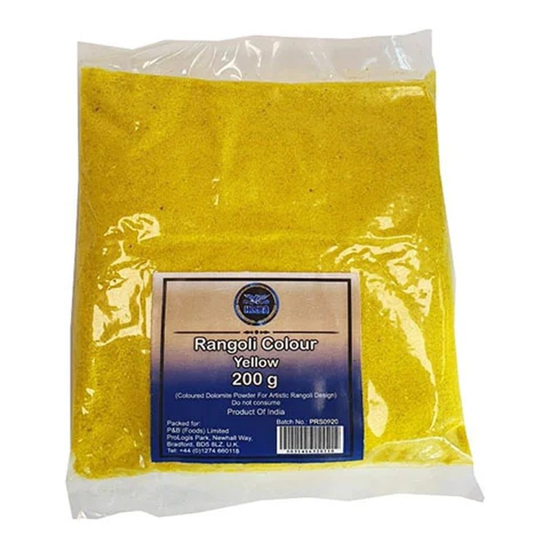 HEERA Rangoli Colour Yellow 200 gm