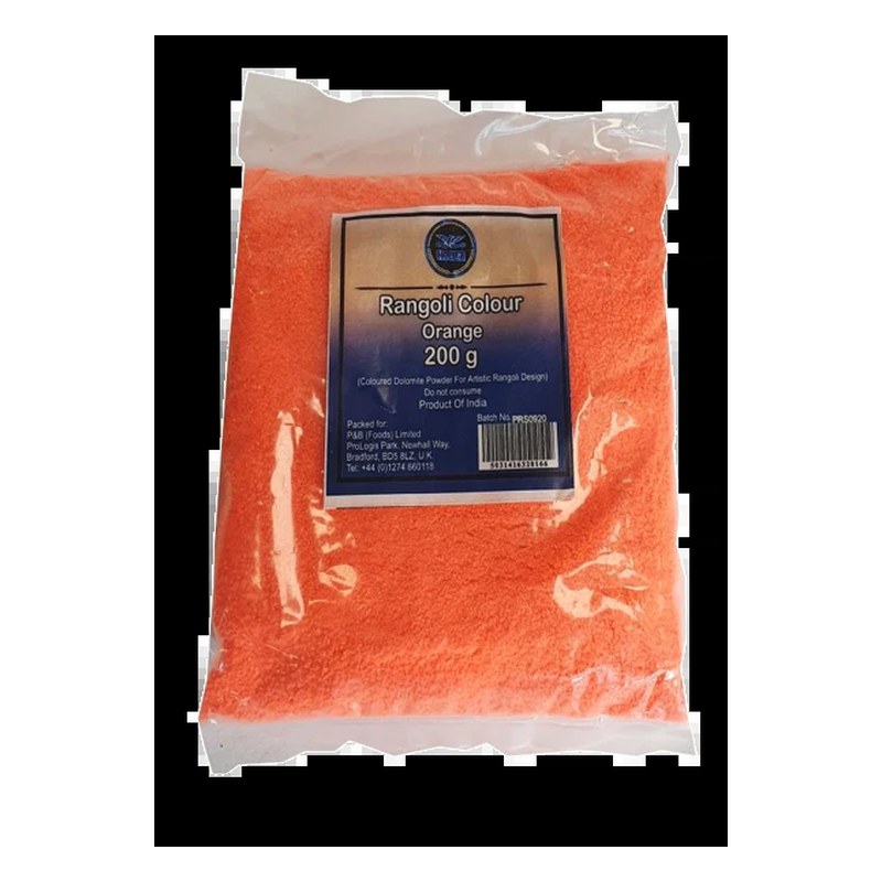 HEERA Rangoli Colour Orange 200 gm
