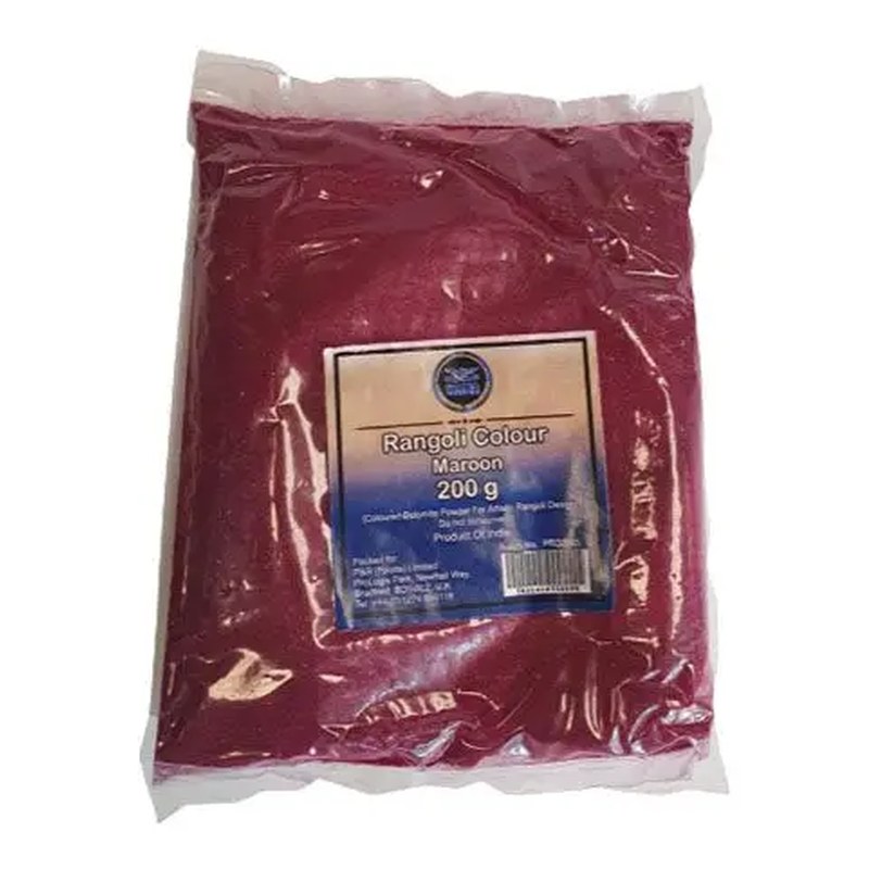 HEERA Rangoli Colour Maroon 200 gm