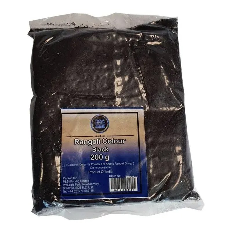 HEERA Rangoli Colour Black 200 gm