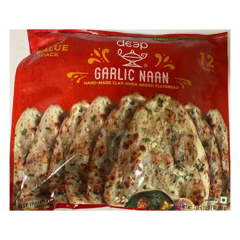 DEEP Frozen Garlic Naan 900 gm