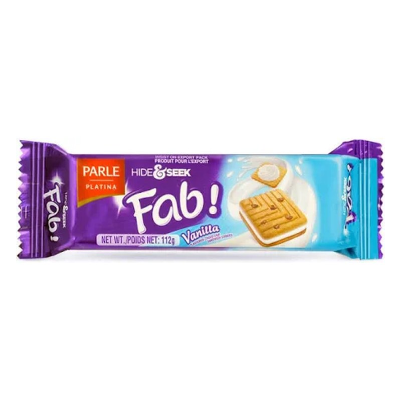 PARLE Hide & Seek Fab Cream Vanila Biscuits 112 gm