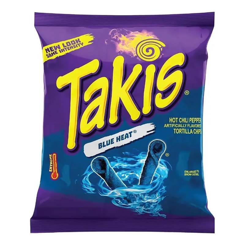 TAKIS Corn Snack Blue Heat 100 gm