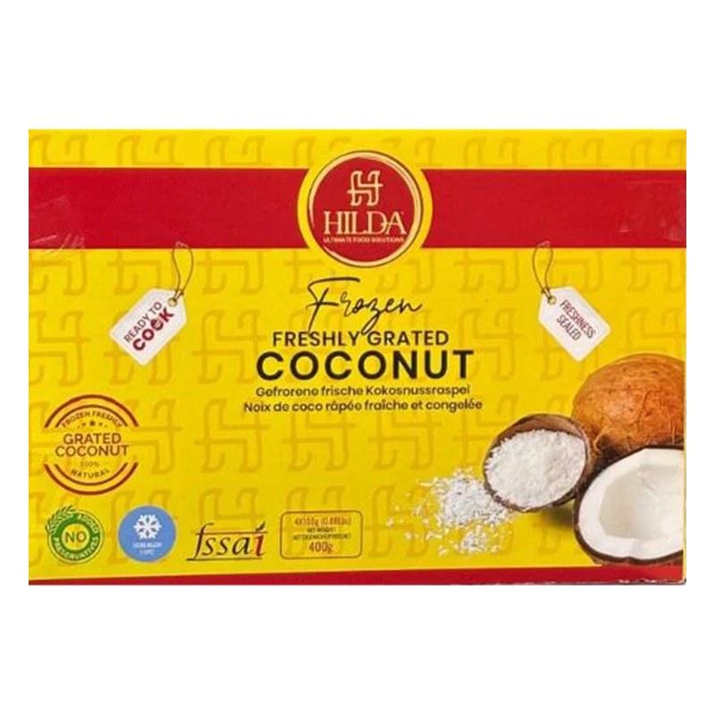 HILDA Frozen Grated Coconut 400 gm