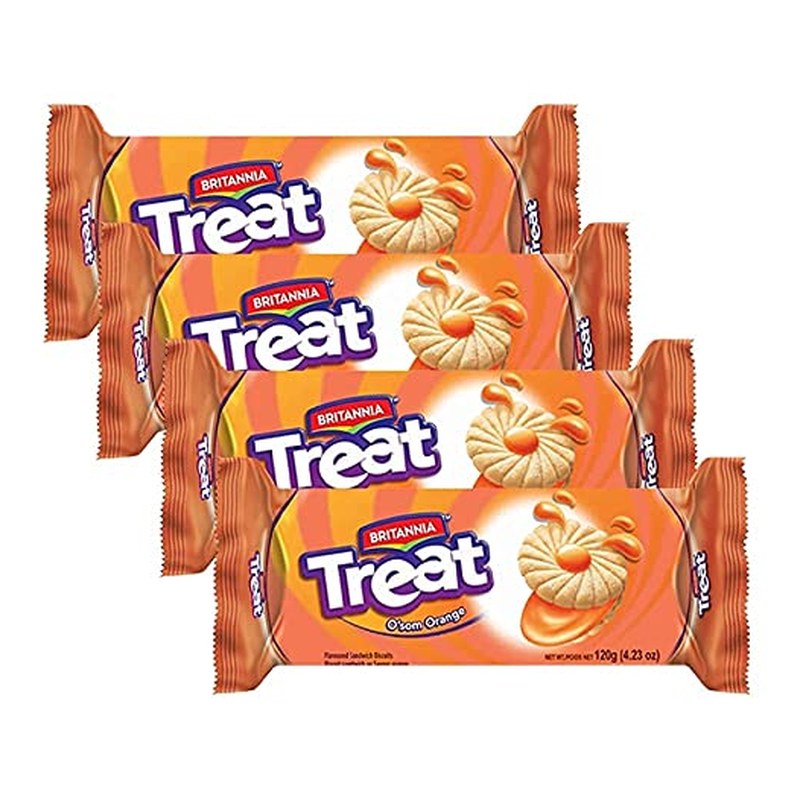 BRITANIA Treat Fruit Cream Orange 100 gm