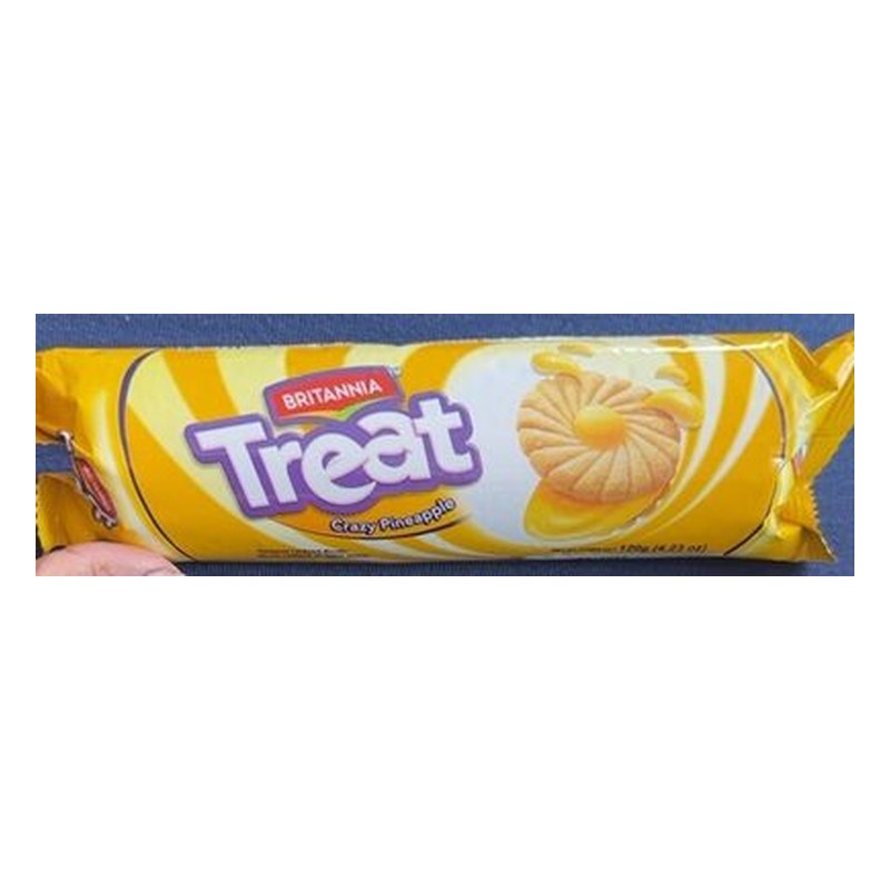 BRITANIA Treat Fruit Cream Pineapple 100 gm