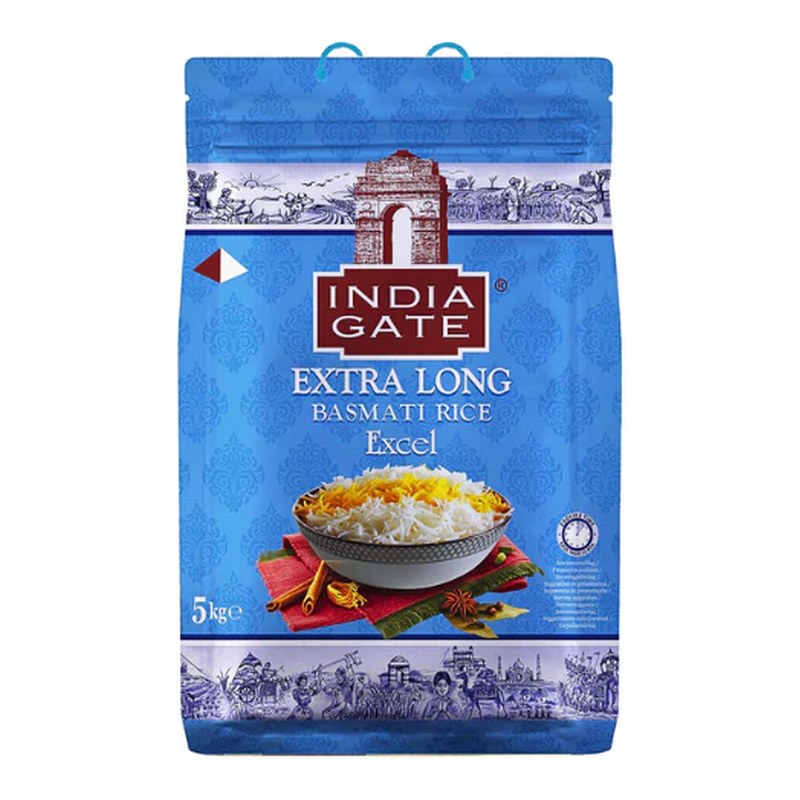 INDIA GATE Extra Long Excel Basmati Rice 5 kg