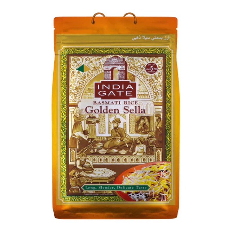 INDIA GATE Golden Sella Basmati Rice 5 kg