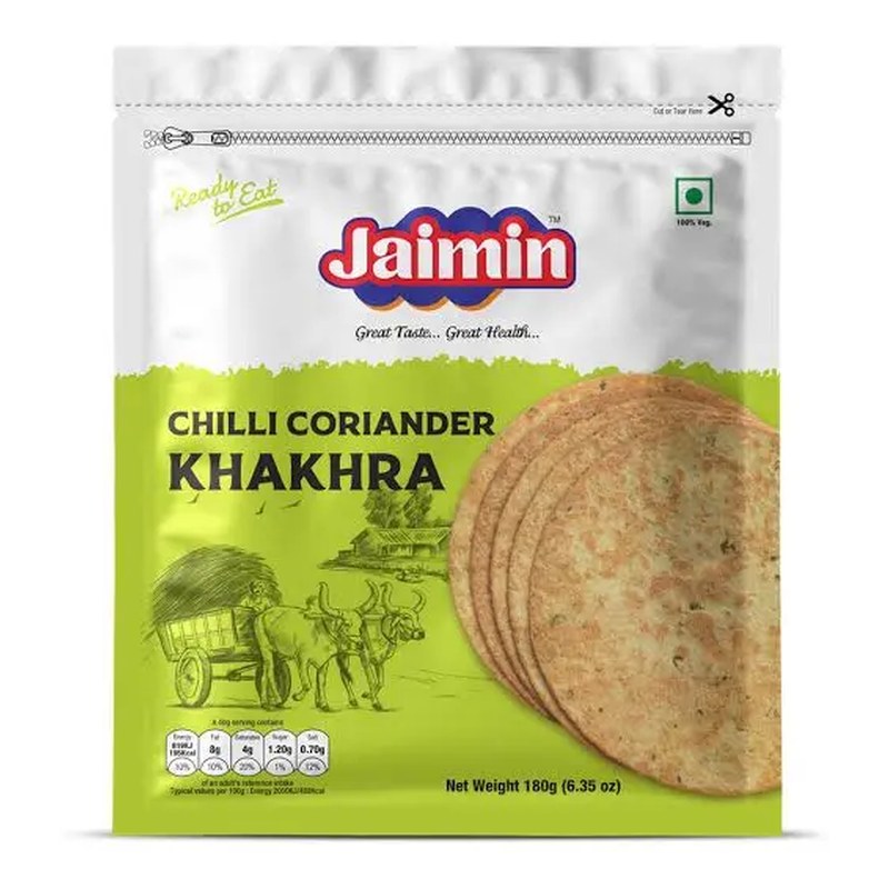 JAIMIN Chilli Coriander Khakhra 180 gm