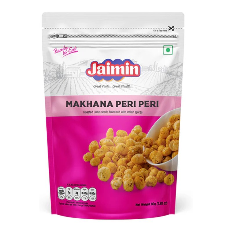JAIMIN Makhana Peri Peri 80 gm