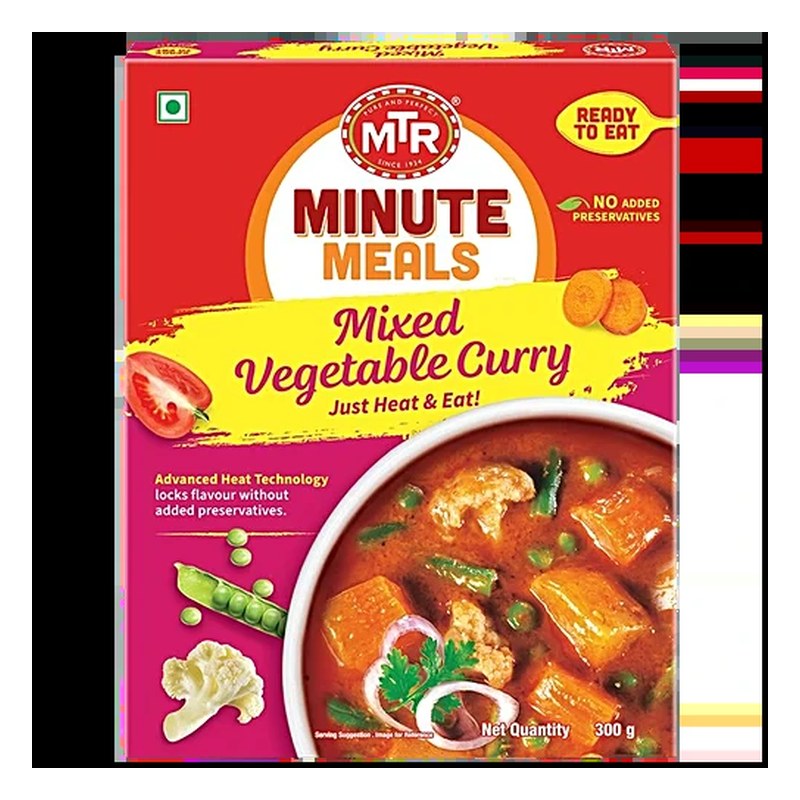 MTR RTE Mix Veg Curry 300 gm