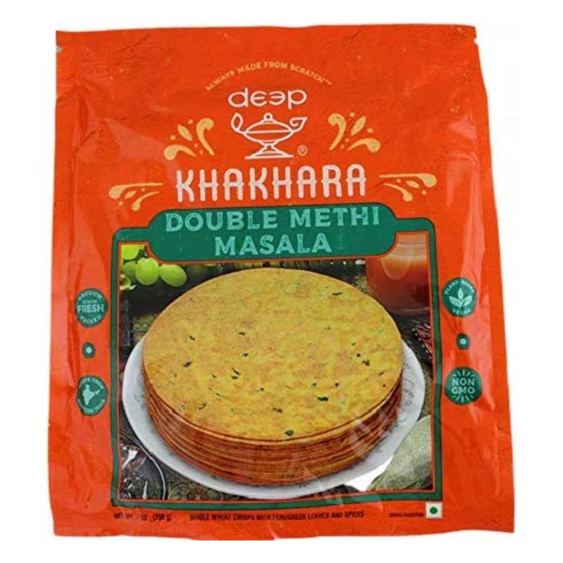 DEEP Double Methi Masala Khakhra 200 gm