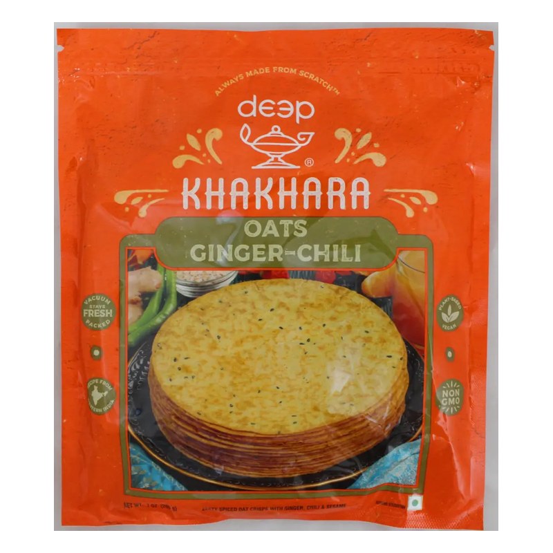 DEEP Oats Ginger Chilli Khakhra 200 gm