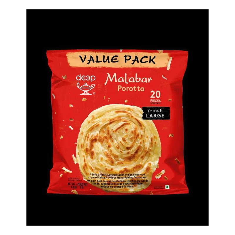 DEEP Frozen Large Malabar Paratha 1.84 KG